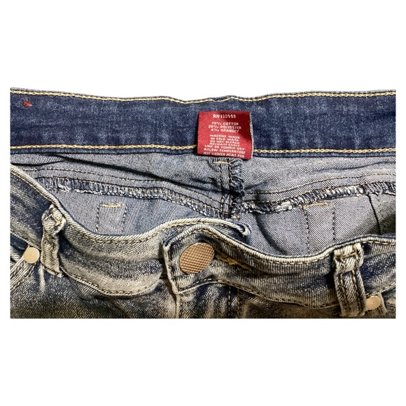 Ling Collection Women’s Blue Jeans Medium Rise Pre-Washed 5 Pockets Size 13/14 - Picture 11 of 15